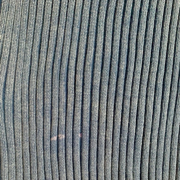 Mod On Trend Women's Blue Ribbed Tank Top - Picture 4 of 5